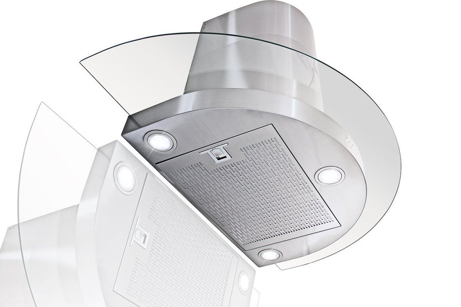 FIREBIRD New 30" European Style Wall Mount Stainless Steel Range Hood Vent Push Button Control N4
