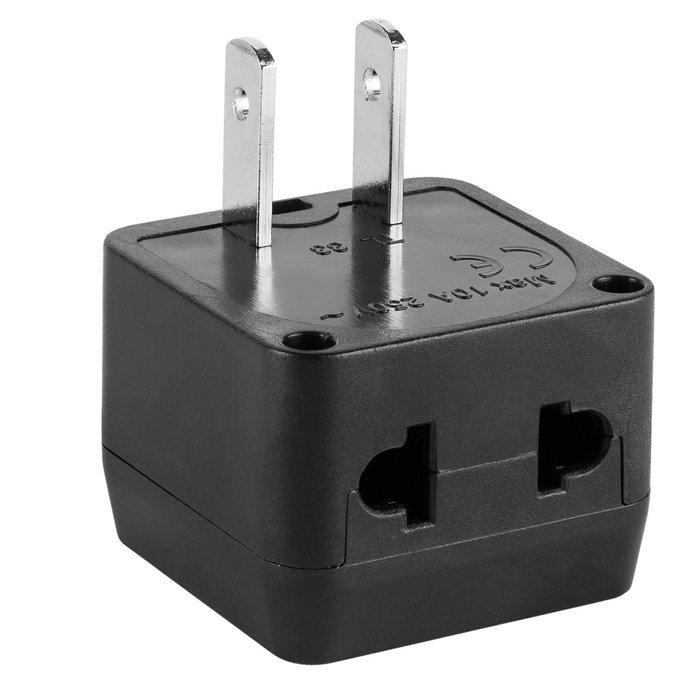 Yubi Power 2 in 1 Universal Travel Adapter with 2 Universal Outlets - Built in Surge Protector - 5 Pack - Green... N13