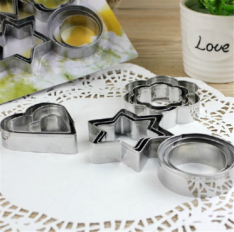 SNW Stainless Steel Embossing Dies DIY Cartoon Biscuit Cookies Mold Tool Cookie Cutter Fondant Biscuits Printing...