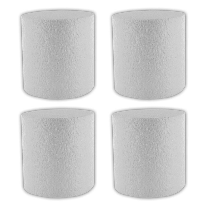 Cake Dummy Round, 4 x 4 Inches, 4 Count by GSA N2