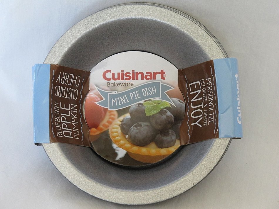 Cuisinart 4 Piece Round Dish Set, Mini, Steel Gray N2