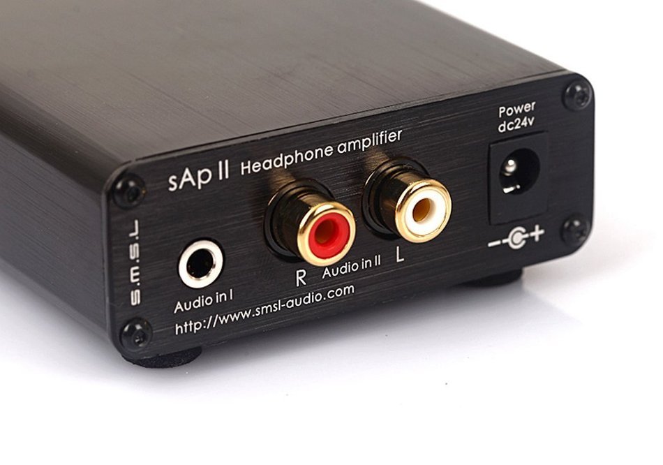 SMSL sApII TPA6120A2 Big Power High Fidelity Stereo Headphone Amplifier golden N2