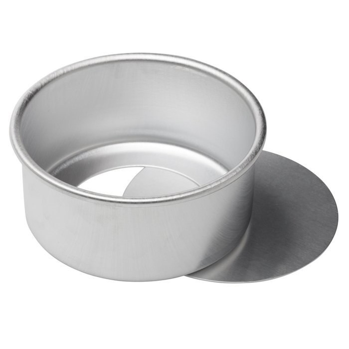 Dealglad&reg; 6 Inch X 3 Inch Anodized Aluminum Round Cheesecake Pan Chiffon Cake Mold Baking Mould with Removable... N3
