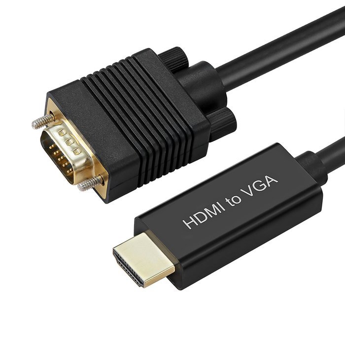 FORSPARK Premium HDMI to VGA 6ft (2M) Converter Cable with chip N2