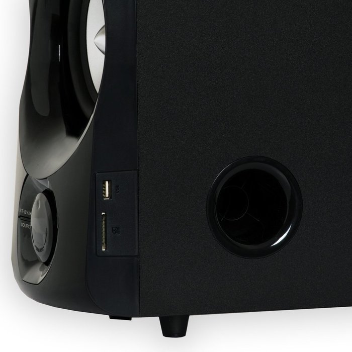 Acoustic Audio AA5171 Home Theater 5.1 Bluetooth Speaker System with FM and Optical Input N4