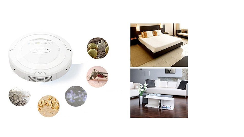 Revesun Q5 White 2016 New Hot Intelligent Robotic Vacuum Cleaner Self Charging Wet Mop Floor Cleaning Robot Auto... N8