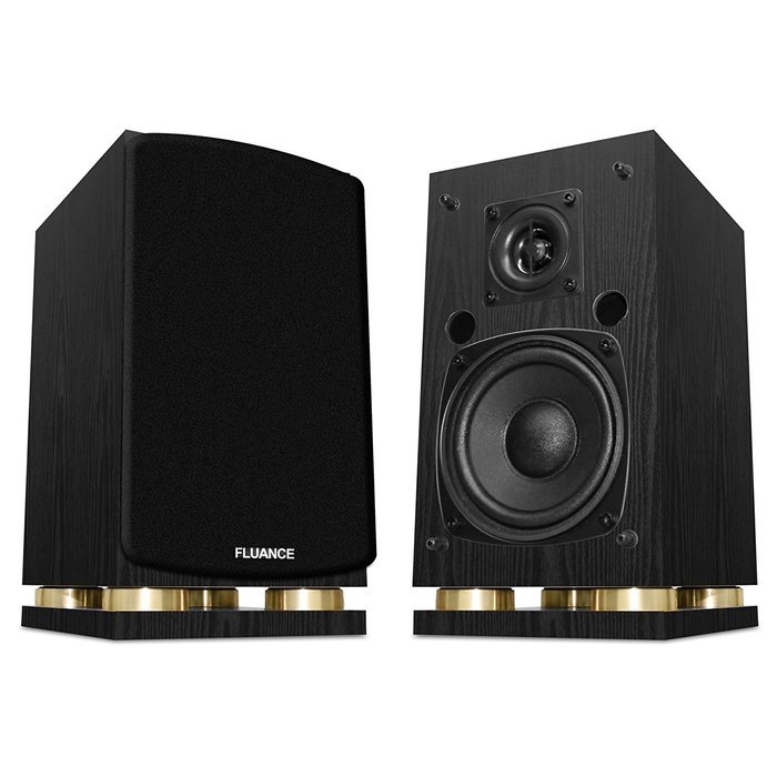 Fluance Classic Elite Series Center Channel & Surround Sound Speakers (Black) N6
