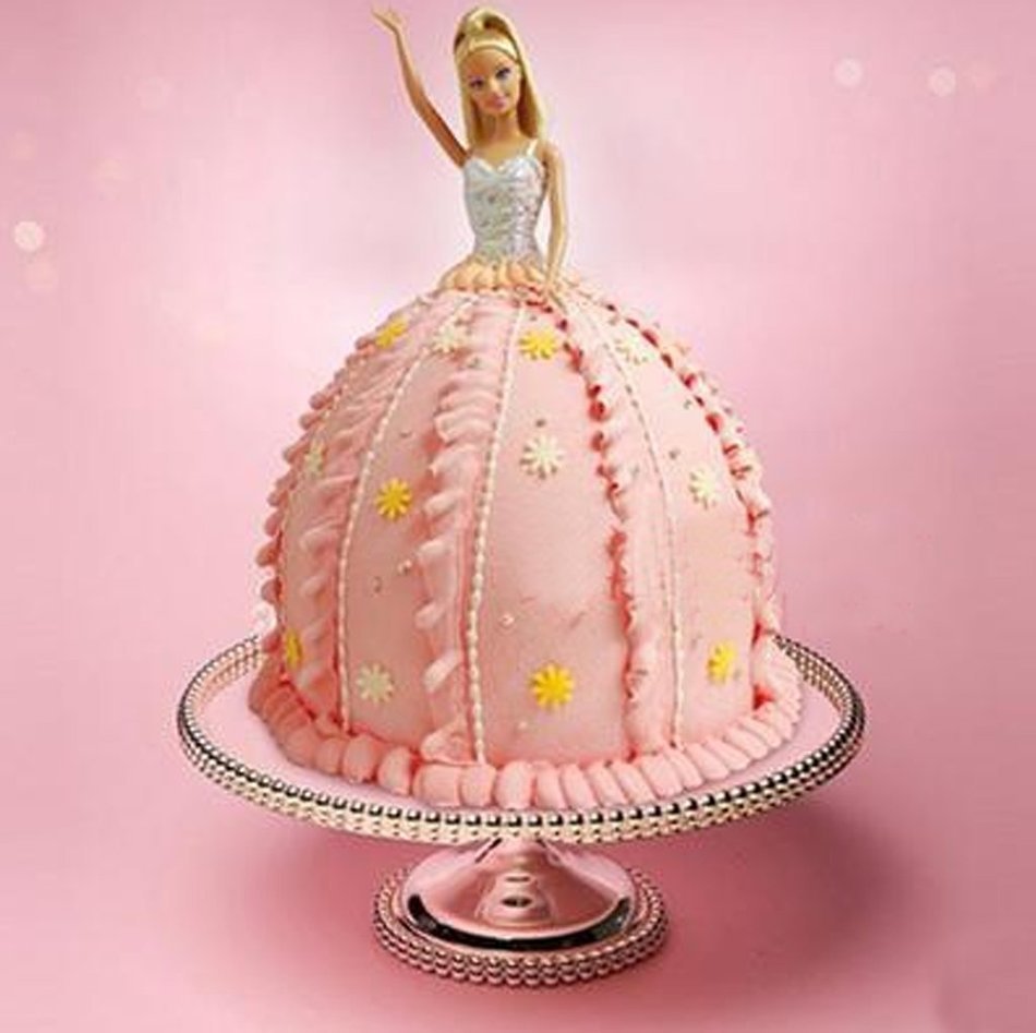 New 3D Princess Dress Mold Cake Fondant Mould For DIY Beauty Baking Pan Kitchen Tools