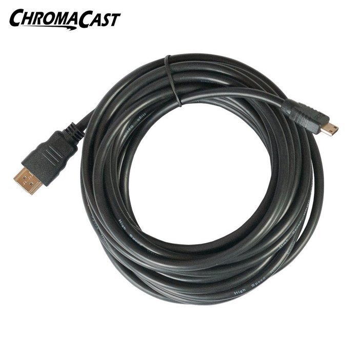 ChromaCast MINI HDMI to Standard HDMI Cable ( 20 feet) N4