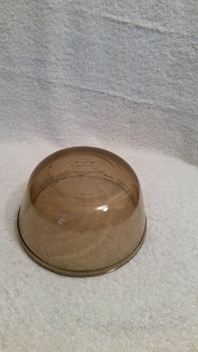 Vintage Anchor Hocking Fire King Amber 1 Quart Mixing Bowl No Lid