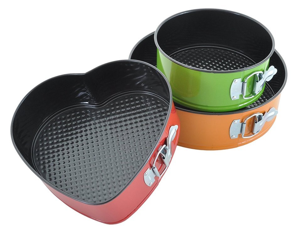 Cook & Bake non stick Springform Cake Tin,Set of 3,Multi-Color Springform *We deliver to main land UK, (NOT Channel...