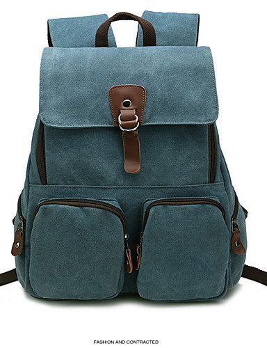 SB@Canvas Backpack Large Middle School Students Bag Travel Bag N6