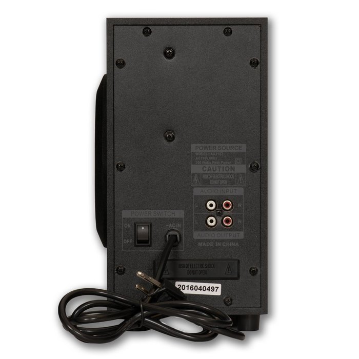 Acoustic Audio AA2102 Home 2.1 Speaker System with Bluetooth and USB Reader for Multimedia N3