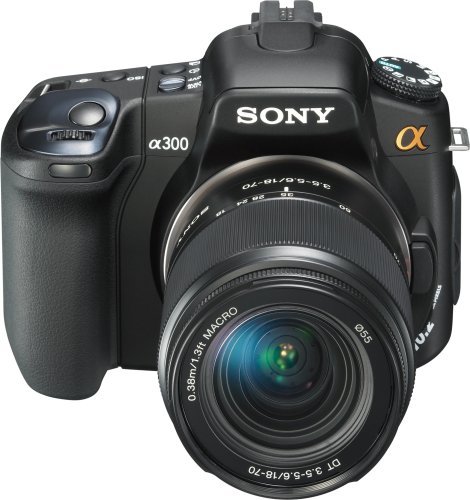 Sony Alpha DSLRA300K 10.2MP Digital SLR Camera with Super SteadyShot Image Stabilization with DT 18-70mm f/3.5... N11