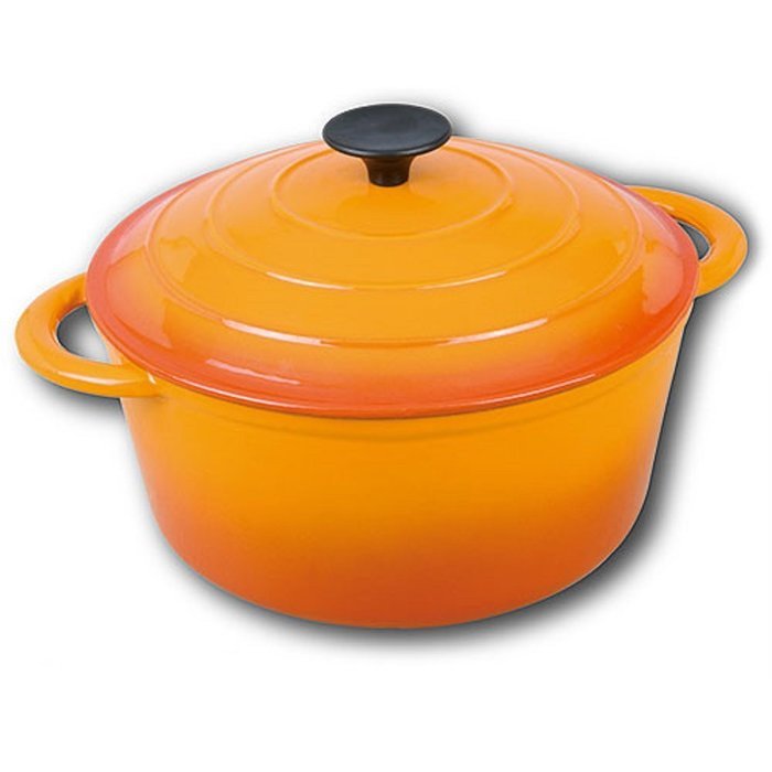 ENAMEL CAST IRON 5-QUART DUTCH OVEN BY SELECT HOME N5