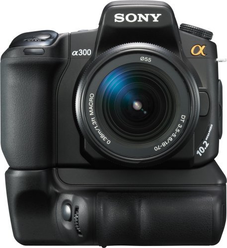 Sony Alpha DSLRA300K 10.2MP Digital SLR Camera with Super SteadyShot Image Stabilization with DT 18-70mm f/3.5... N13