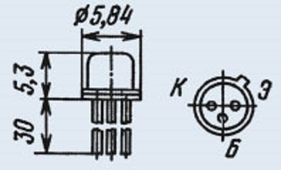 Transistors silicon KT201B analogue 2N2432A transistor USSR 2 pcs