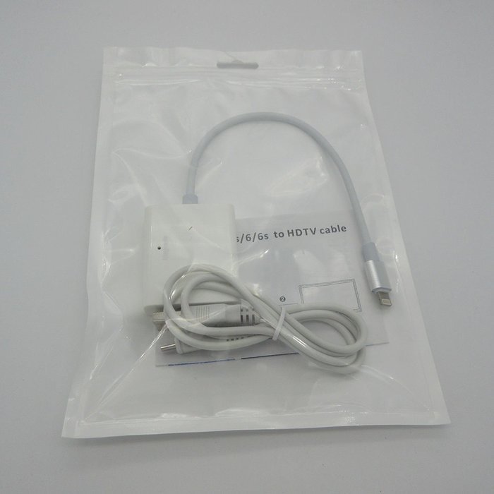 Lightning to HDMI Adapter, Male to HDMI Female High Definition 1080P Audio Video Converter Cable, Compatible with... N3