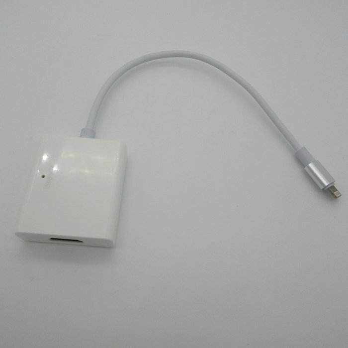 Lightning to HDMI Adapter, Male to HDMI Female High Definition 1080P Audio Video Converter Cable, Compatible with... N4