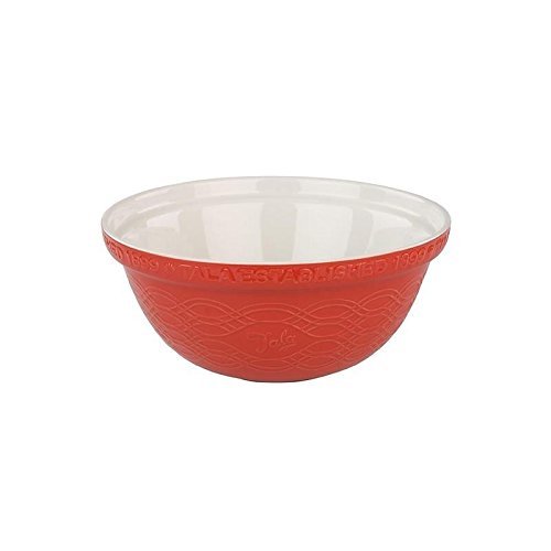 Tala Stoneware Mixing Bowl 24cm, Red - Pack of 2