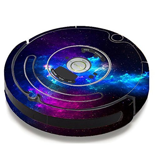 Skin Decal Vinyl Wrap For IRobot Roomba 650 655 Vacuum / Galaxy Space Gasses