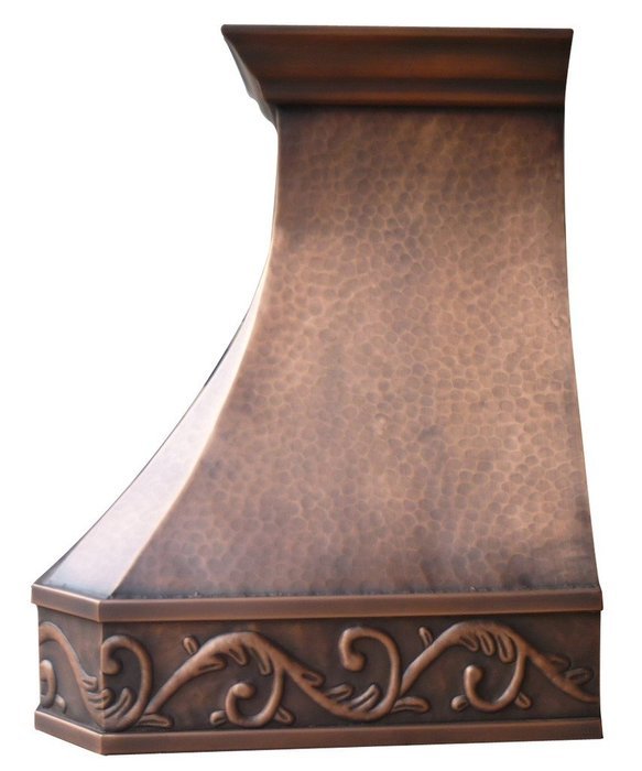 Copper Best H3 302127 Copper Range Hood with Motor 30 inch Handcrafted N3