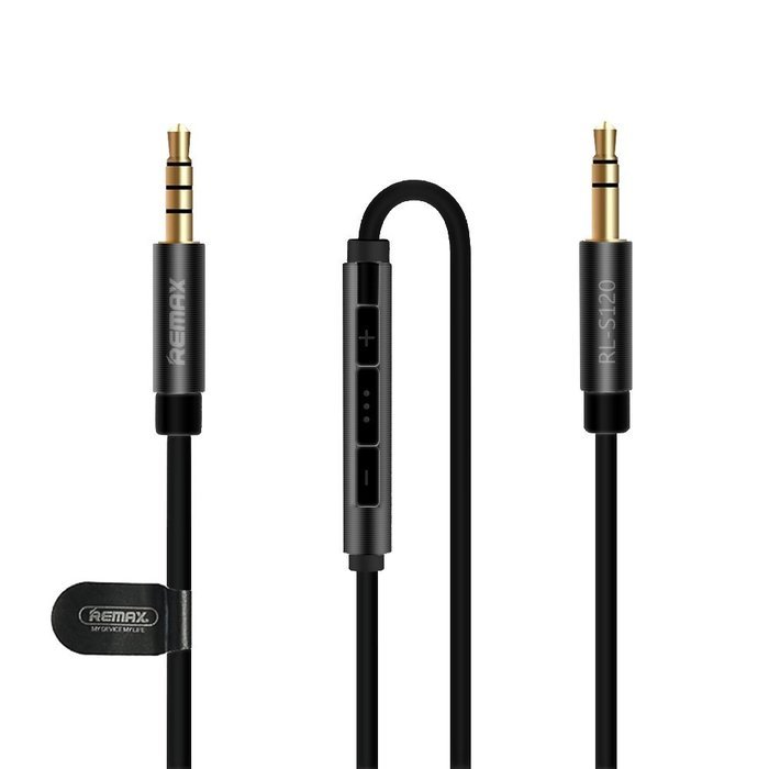 Nkomax 3.5mm Audio Cable Male to Male Gold Plated AUX Cable with In-line Remote Control Dual Male Extension Cord... N9
