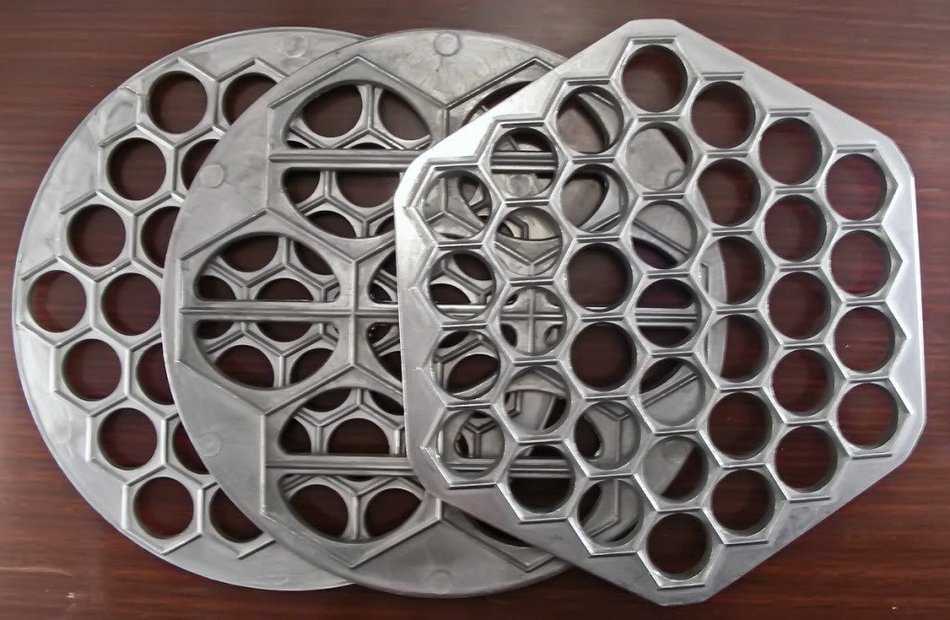 Lot 3 Metal Mold Vareniki Pelmeni Dumplings