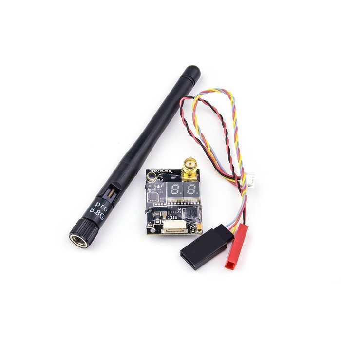 Sinopine SP833 5.8GHz 40CH 600mW Mini FPV Transmitter Double Screen Display FPV Audio Video Transmitter N2
