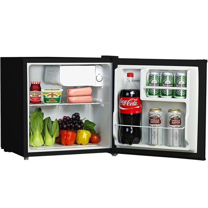 Avalon by Keyton Compact Single Door Refrigerator & Freezer- 1.6 Cubic Feet, Compact, Adjustable Legs, Separate... N2