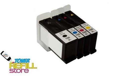 Black & Color Lexmark 100XL 14N1068 14N1069 14N1070 14N1071 (1 of each)