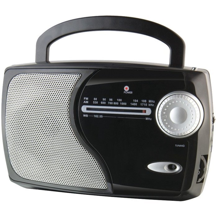 1 - AM/FM Weatherband Radio, AM/FM weatherband radio, Built-in speaker, WR282B by Weatherx