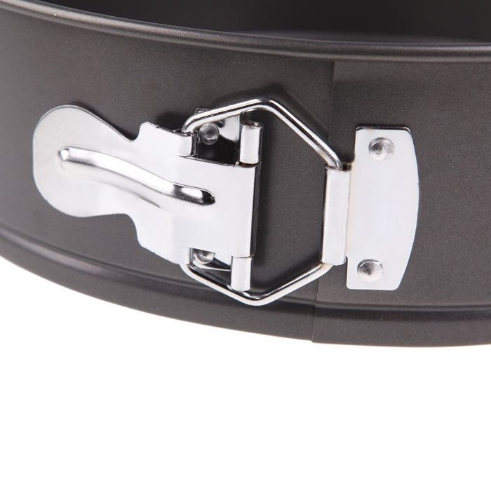 Nonstick Set of 3 Bakeware Springform Cake Pans Tin Mould Mold Round Heart Square Shape