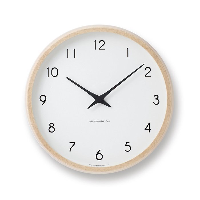 Lemnos Campagne radio clock Natural PC10-24W NT N4