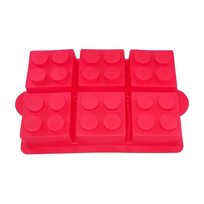 Building Brick Silicone Ice Cube Tray, Jello, Gummy Candy & Cake Baking Mold For Lego Lovers (3 Pack) N3