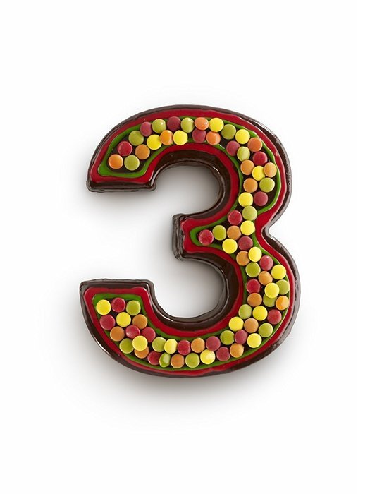 Lekue Number 2 Cake Mold, Red N6