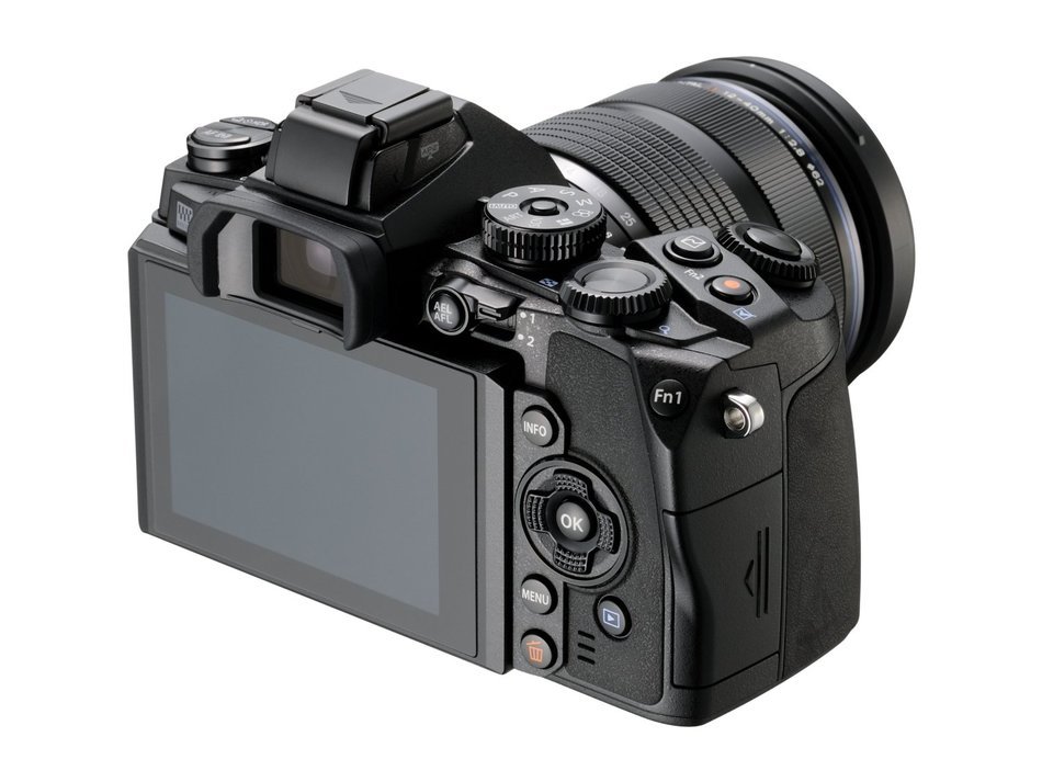 Olympus OM-D E-M1 Micro Four Thirds Digital Camera w/ 12-40mm f/2.8 Lens - International Model (No Warranty) N3