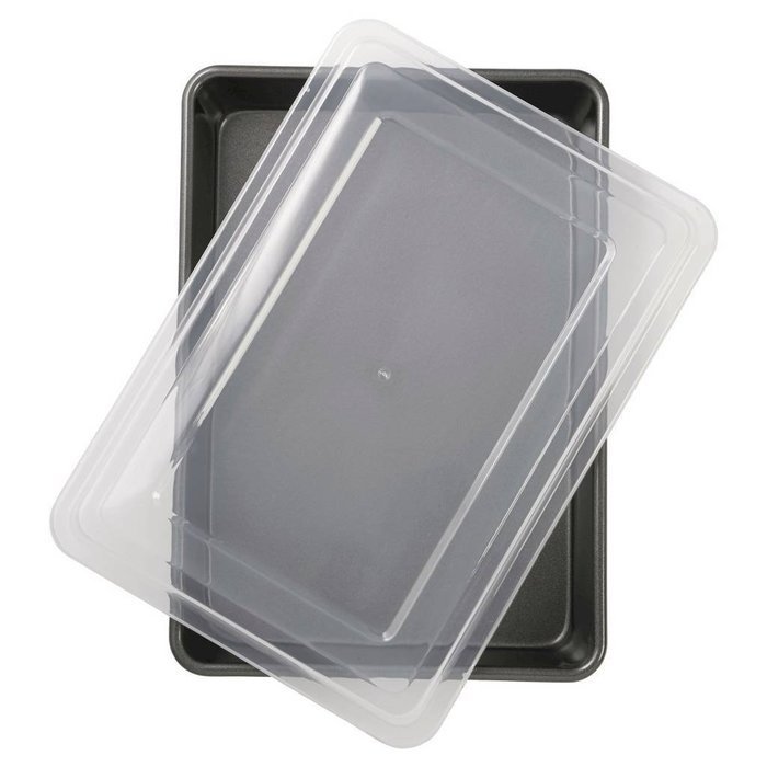 Wilton Ultra Bake Pro 9"x13" Oblong Cake Pan w/ Cover N2