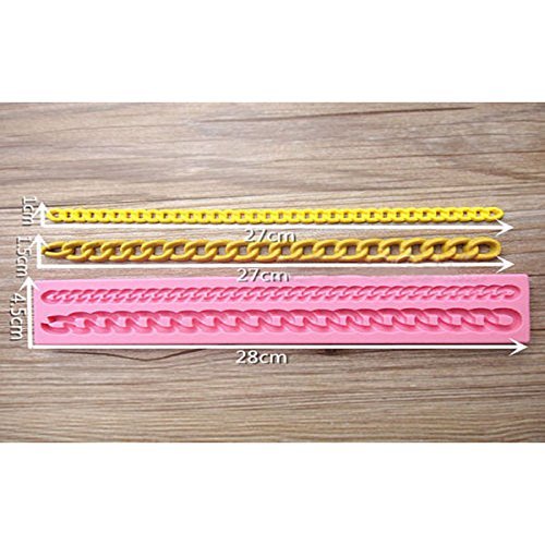 Genenic 3D Purse Bag Silicone Fondant Long Chain Mould Cake Decorating Mold N6