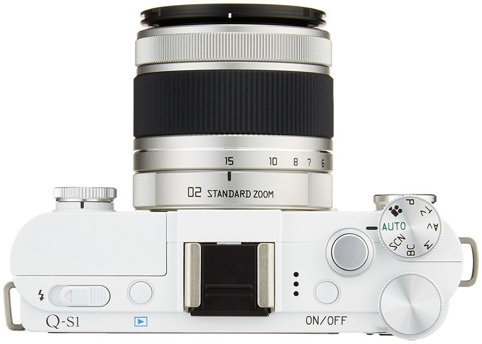 Pentax single-lens camera (Pure White) double zoom kit regular color PENTAX Q-S1 N2