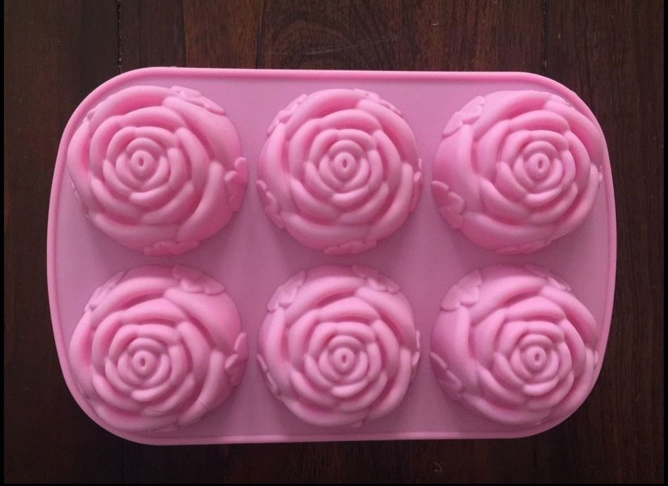 ROSE FLOWER MOLD MINI CAKE PAN MUFFIN PAN