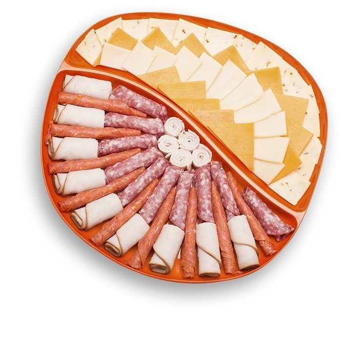 Zak! Designs Moso Divided Plate, 100% Natural Materials and BPA-free, 10.5", Rye, Set of 6 N9