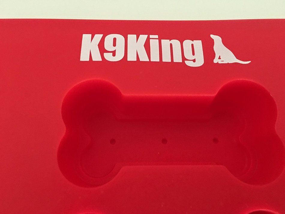 K9King Dog Treat Cake Pan, Silicone Bone Mold, 12 by 10 inch N4