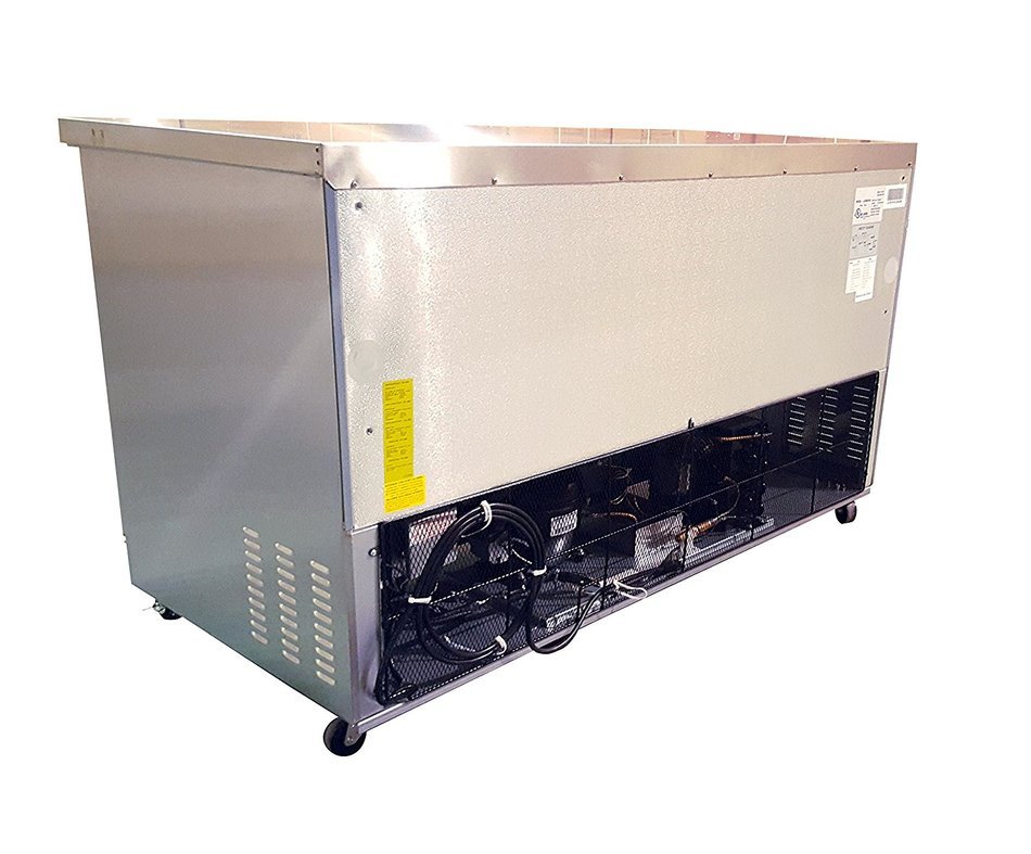 Stainless Steel 60" Undercounter Reach In Refrigerator Cooler