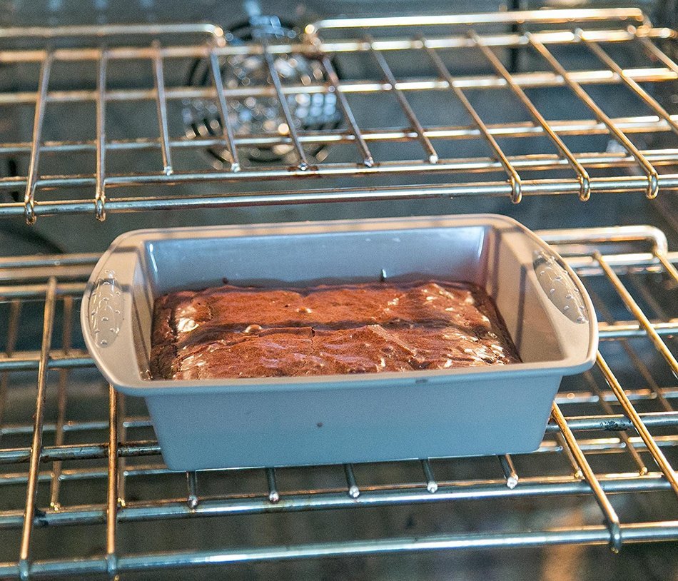 Internet&rsquo;s Best Silicone Square Cake Mold | Non-Stick Baking Pan | Cake Bakeware | BPA Free N3