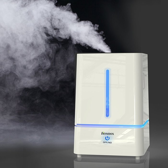 Homdox 4L Ultrasonic Cool Mist Humidifier, Aroma Essential Oil Diffuser Zero Noise, Built-in Water Purifier, Waterless... N6