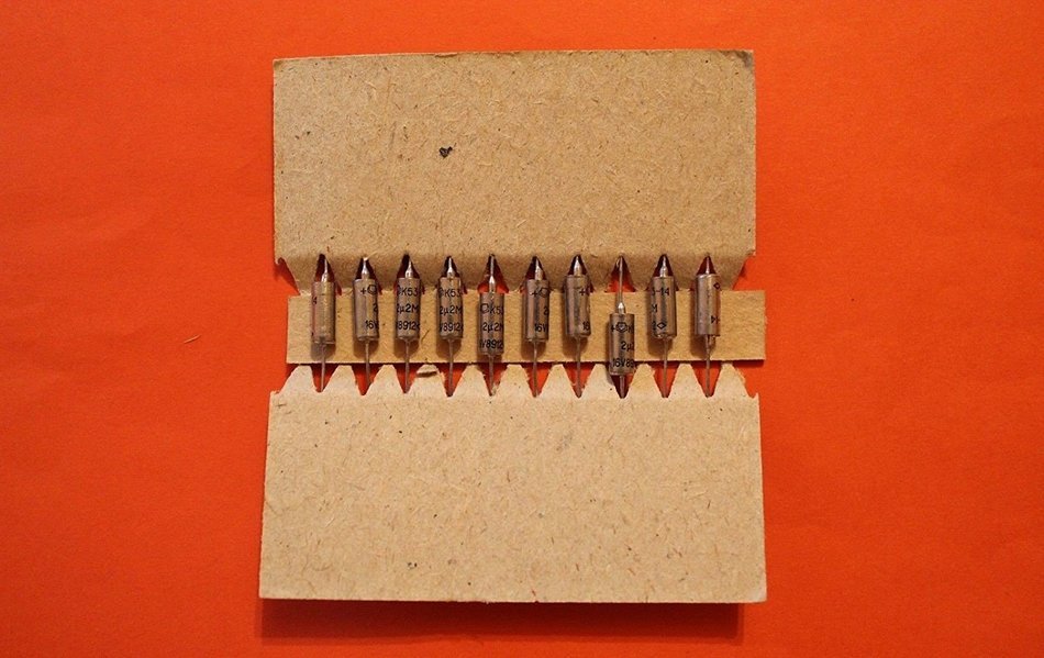 Capacitor tantalum K53-14 16V 2.2uF USSR 30 pcs