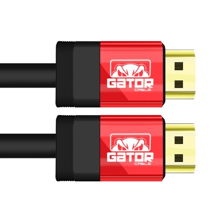 Gator Cable 75 feet Red HDMI Cable with rugged and durable aluminum metal housing High Speed V1.4 Ethernet 3D... N8
