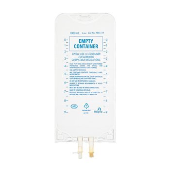 Empty IV Container/Bag, 1000ml