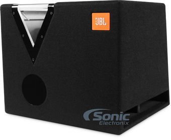 JBL GT-12BP Passive 1200W 12" GT Series 4-Ohm Loaded Ported Bandpass Subwoofer Enclosure with Red LED Illumination